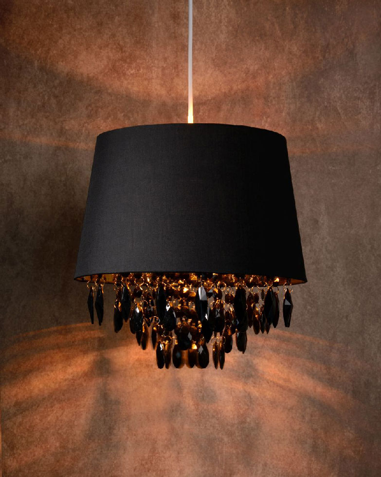 Lucide DOLTI - Pendant lamp - Ø 30,5 cm - Black